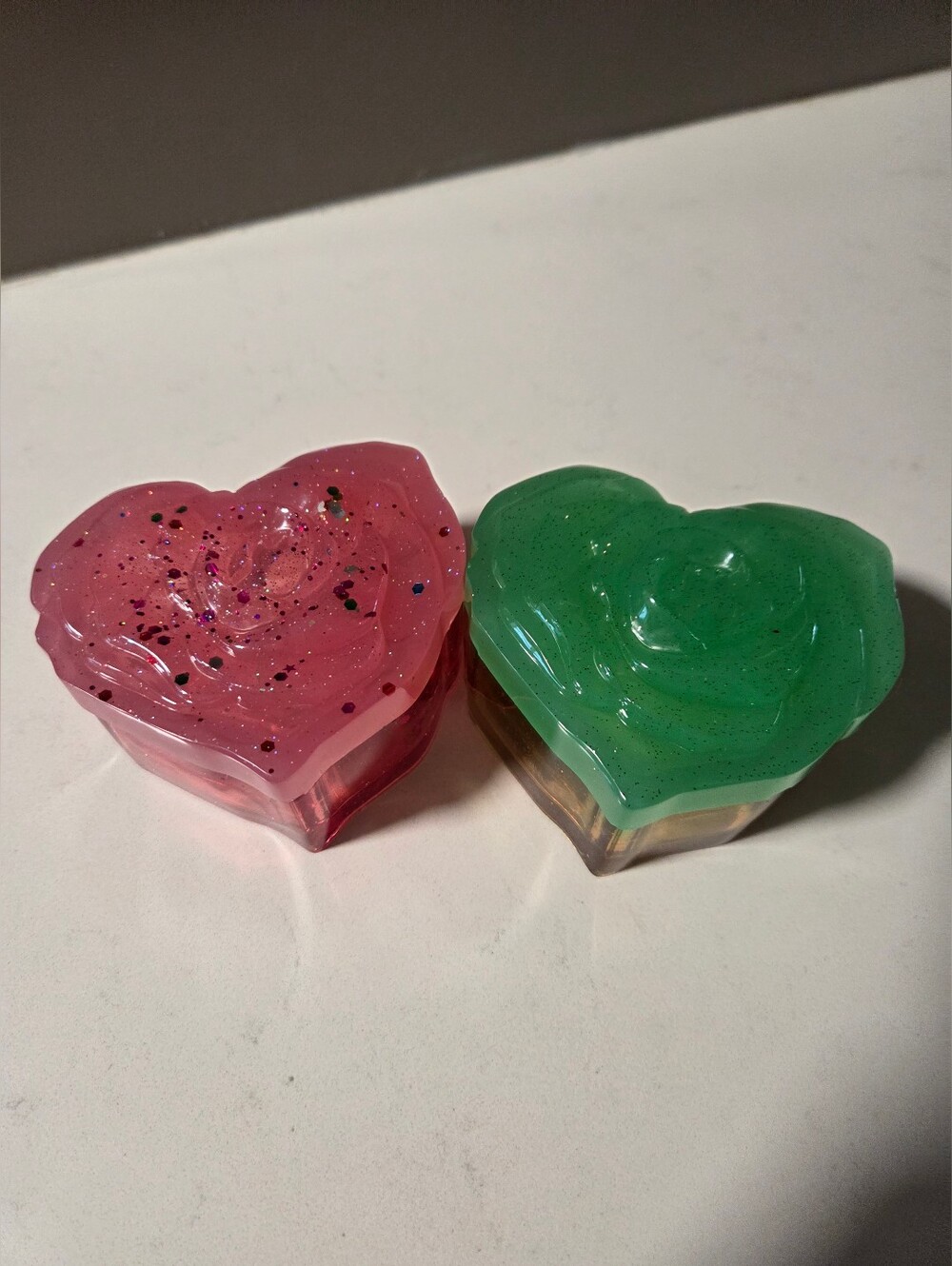 Hand Crafted Epoxy Resin Trinket Box